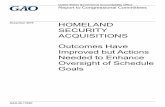 GAO-20-170SP, HOMELAND SECURITY …Page 3 GAO-20-170SP Homeland Security Acquisitions To answer these objectives, we reviewed 29 of DHS’s 80 major acquisition programs. This included