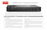C 356BEE DAC Integrated Amplifier - NAD Electronics€¦ · With our C 356BEE DAC, the world of computer music can be heard through your hi-fi system without the noise or distortion