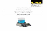 Instruction Manual Bedienungsanleitung Magnetic Hotplate ... · info@cat-ing.de Magnetic Hotplate Stirrer / Magnetrührer MCS 77 / 78 06/2015 V1.3 Page/Seite 6 / 96 1.2 Danger symbols