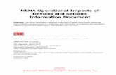 NENA Operational Impacts of Devices and Sensors ... · devices and sensors which may interface with the PSAP. For the purpose of this document, devices and sensors are being classified