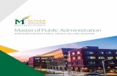 Master of Public Administration - Schar School of Policy ... · The Master of Public Administration (MPA) program at George Mason University’s Schar School of Policy and Government