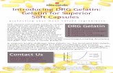 nitta- Nitta Gelatin Introducing DRG Gelatin: Gelatin for Superior Soft Capsules protecting YOU r most