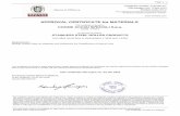 APPROVAL CERTIFICATE for MATERIALS · Typical austenitic stainless steel grade is 1.4404 according to EN 10088-3. Hot rolled round bars in martensitic stainless steel with maximum