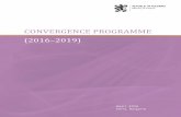 CONVERGENCE PROGRAMME (2016–2019) - European … · 2016-11-11 · Sofia, ulgaria CONVERGENCE PROGRAMME (2016–2019) CONVERGENCE PROGRAMME OF THE REPUBLIC OF BULGARIA 2016–2019