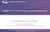 Guide to Lateral Flow Immunoassays · 2018-04-06 · A guide to lateral flow immunoassays | 5 3.1 The sample application pad This is an absorbent pad on to which the sample is applied,