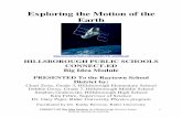 Exploring the Motion of the Earth · CONNECT-ED Big Idea Module by Hillsborough District team: Orbital Motion & Gravity 13 Planetary Motion Applying a Net Force EXPLORE ACTIVITY: