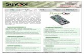PQ60033EGx20 - SynQor 9) Modules can be ordered as EGA option that have different pins to provide a minimum bottom side clearance of 0.076” while increasing maximum height to 0.424”.