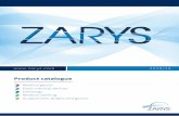 Product catalogue - Zarys International Group · 2019-09-02 · 2 ZARYS International Group is a company with 29-year experience in the medical device industry. Since the foundation