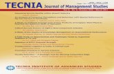 Technia Journal Vol 5 No 2 - Tecnia Institute of Advanced ...€¦ · Vol. 5, No. 2, October 2010 – March 2011 TECNIA INSTITUTE OF ADVANCED STUDIES TECNIAJournal of Management Studies