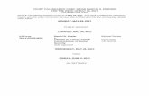 COURT CALENDAR OF CHIEF JUDGE MARCIA S. KRIEGER …May 29, 2017  · COURT CALENDAR OF CHIEF JUDGE MARCIA S. KRIEGER FOR THE WEEK OF MAY 29, 2017 COURTROOM A901 NOTICE: The following