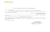 EU DECLARATION OF CONFORMITY · 2019-04-30 · EU DECLARATION OF CONFORMITY The manufacturer Kask SpA - Via Firenze, 5 – 24060 Chiuduno (Bg) ITALY declares under its sole responsibility