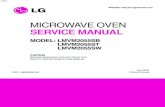 MICROWAVE OVEN SERVICE MANUAL ......microwave generation and transmission systems shall be repaired, replaced, or adjusted by procedures described in this manual before the oven is