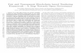 Fair and Transparent Blockchain based Tendering Framework ... · tendering process, a set of activities that have three distinct phases: a) government tender opening (publishing),