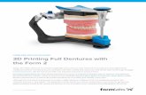 FORMLABS APPLICATION GUIDE: 3D Printing Full …...FOMABS APPIATIO GUID: 3D Printing Full Dentures with the Form 2 5 1.2b Order Setup To start, create an order in 3Shape Dental Manager.