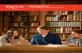 PHILOSOPHY - University of Exeter Classical Studies and Philosophy/with Study Abroad^ QVV5/QV8M AAB-ABB;