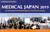 Attractive Events Suda Gather Many Professionals Exhibiting …€¦ · Japan’s Largest! With 6 Specialised Shows MEDICAL JAPAN Consists of 6 Shows B to B Trade Show for Medical