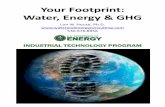 Your Footprint: Water, Energy & GHG · Your Footprint: Water, Energy & GHG Lon W. House, Ph.D. 530.676.8956 ... • The two new GHG Protocol standards –the Product Life Cycle Accounting