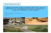 Optimizing Intensified Runoff from Roads for Supplemental … · 2017-10-19 · Optimizing Intensified Runoff from Roads for Supplemental Irrigation: Tigray Region, Ethiopia Master