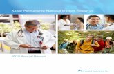 2019 Annual Report - Kaiser Permanente...6 Kaiser Permanente National Implant Registries 8 regions, 9 states representing 12.3 million members 75 medical centers 187 publications in