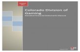Colorado Division of Gaming ROL Manual 3-1-2017.pdfFood and Beverage Revenue and Hotel Revenueinclude the retail value of food, bev erage and room sales as well as the retail value