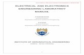 ELECTRICAL AND ELECTRONICS ENGINEERING LABORATROY … eee lab new.pdf · 2. swinburne’s test on dc shunt motor 7 3. magnetization characteristics or open circuit characteristics