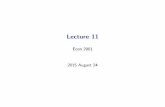 Lecture 11 - University of Pittsburghluca/ECON2001/lecture_11.pdfLecture 11 Outline 1 Di⁄erentiability, reprise 2 Homogeneous Functions and Euler™s Theorem 3 Mean Value Theorem