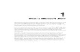 What is Microsoft .NET?€¦ · The most glaring example was Active Server Pages (ASP). While ASP was simple in concept and easily accessible to new developers, it did not encourage