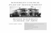 WAVERLEY COUNCIL PLAN OF MANAGEMENT · place called “Navestock”, 138 Bondi Road was bought by the School of Arts Trustees in 1913. Alterations and repairs were undertaken and