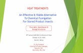 HEAT TREATMENTS An Effective & Viable Alternative To ...€¦ · HEAT TREATMENTS An Effective & Viable Alternative To Chemical Fumigation For Stored Product Insects 29th Annual IAOM