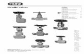 needle valves - Prochemneedle valves Needle Valves at a Glance HOKE manufactures a complete line of precision needle valves. Before making your valve selection, be sure to consider