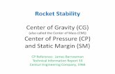 Center of Gravity (CG) - Aerospace Engineering · 2016-09-12 · Center of Gravity (CG) •the CG is the average location of all the mass of an object (or the average location of