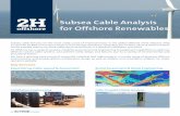 Subsea Cable Analysis for Offshore Renewables · 2018-05-15 · Burial Assessment & Route Engineering Fully Coupled Global Analysis Key Services Export/Array Cable Layout & Assessment
