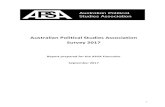 Australian Political Studies Association Survey …...2 Survey of the Australian Political Studies Association Membership 2017 Table of Contents 1. Introduction 2. Key findings 3.