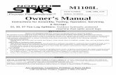 Owner’s Manual - Northern ToolOwner’s Manual Instructions for Assembly, Testing, Operation, Servicing, & Storage 22, 30, 37-Ton Log Splitters: Outdoor hydraulic powered machine