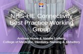 NHS-HE Connectivity Best Practice Working Group · NHS-HE Connectivity Best Practice Working Group Andrew Howe & Natalie Lafferty College of Medicine, Dentistry, ... You Tube EDU.