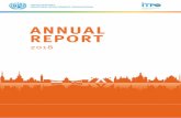 ANNUAL REPORT · Promotion Network (ITPO Network). This results in an increased number of investment and cooperation projects under promotion, negotiation and implementation. The