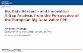 Big Data Research and Innovation A Gap Analysis from the ...generation Big Data systems •…continuous development and operations (DevOps) approaches and techniques for Big Data