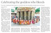 Celebrating the goddess who bleeds - Sosin Classes...houses the yoni — female genital — symbolised by a rock. Priests at the temple said doors of the temple were shut for visitors