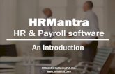 HRMANTRA HR & Payroll software . Core HRIS Staffing Leave PMS LMS Attendance Payroll Claims Project