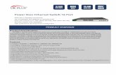 IEEE MDI/ - UK-PLUSuk-plus.com/pdf/UK-1016 POE.pdf · whether connected devices such as IP camera comply with standard IEEE POE 802.3af, 802.3at and supply power for them. 10/100M