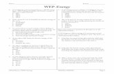 Nme Perid WEP-Energy - Madison County School …Nme Perid WEP-Energy APlusPhysics: WEP-Energy WEP.B1, WEP.B2 Page 6 Base your answers to questions 40 through 42 on the in-formation