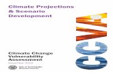 Climate Projections & Scenario Development horizons: The City chose three planning horizons: present day, 2030, and 2070. Each of these planning horizons used thirty-year averages