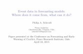 Event data in forecasting models: Where does it come from ...eventdata.parusanalytics.com/presentations.dir/... · Event data in forecasting models: Where does it come from, what