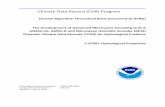 Climate Data Record (CDR) Program - NCEI offers acces...Climate Data Record (CDR) Program . Climate Algorithm Theoretical Basis Document (C-ATBD) The Development of Advanced Microwave