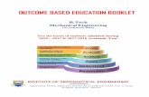 OUTCOME BASED EDUCATION BOOKLET BOOKLET_BT_MECH_R… · OUTCOME BASED EDUCATION BOOKLET B.Tech Mechanical Engineering (Accredited by NBA) For the batch of students admitted during