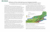 Effects of flow alteration on ecological health of streams ...... · (1) Quantify the extent of flow alterations at USGS gaged streams across the Atlantic Highlands Ecoregion, and