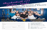 Cost: $i50 Register online at: www. wvucamos.com December ... Ladies Night Flyer.pdf · Basketball Practice 5:30 PM Registration/Social PM Basketball 101 All Access Evening with WVU
