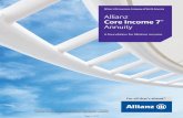 Allianz Core Income 7 Annuity · 2016-01-16 · Allianz Life Insurance Company of North America Allianz Core Income 7® Annuity A foundation for lifetime income CB95374 This brochure