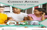 Current Affairs - January 2020 · Current Affairs – January 2020 i Current Affairs ─ January 2020 This is a guide to provide you a precise summary and a huge collection of Multiple
