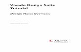 Vivado Design Suite Tutorial - Xilinx...This tutorial introduces the use models and design flows recommended for use with the Xilinx ® Vivado® Integrated Design Environment (IDE).